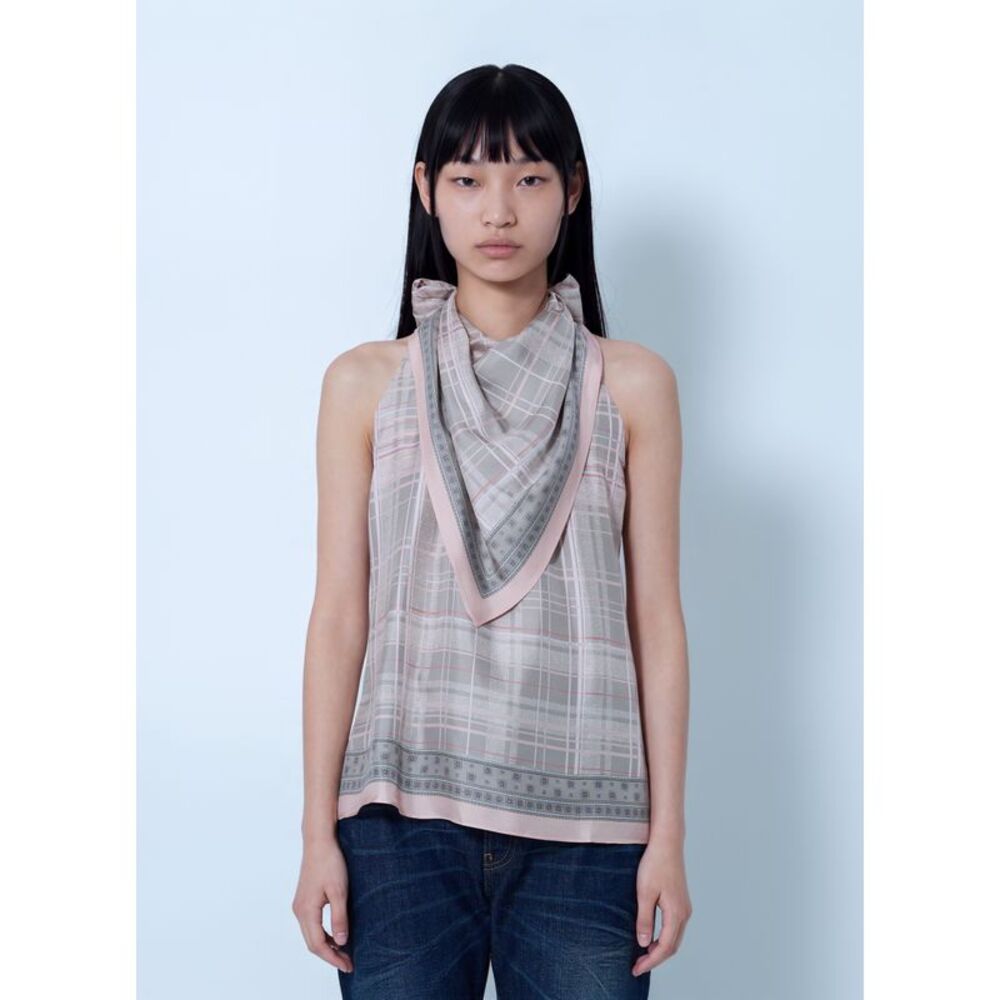 Acne Studios Women Silk Blouse With Scarf